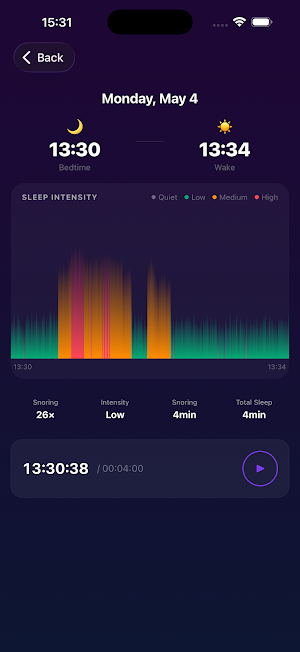 Sleep Tracker: Snore Recorder Screenshot 3