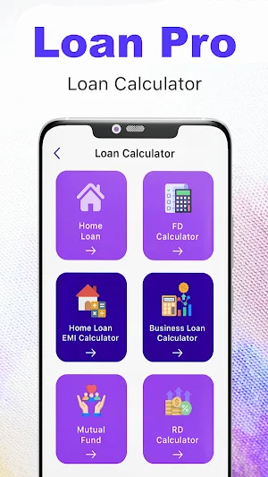 Loan Pro : Loan EMI Calculator Screenshot 1