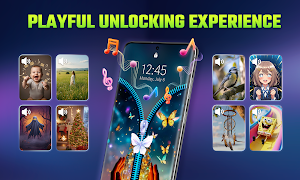 Zipper Lock Screen, Wallpapers Screenshot 3