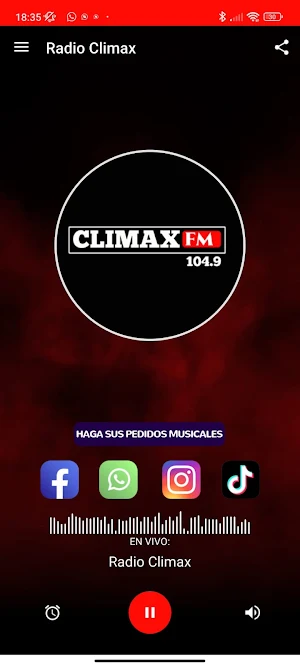 Radio Climax Screenshot 1