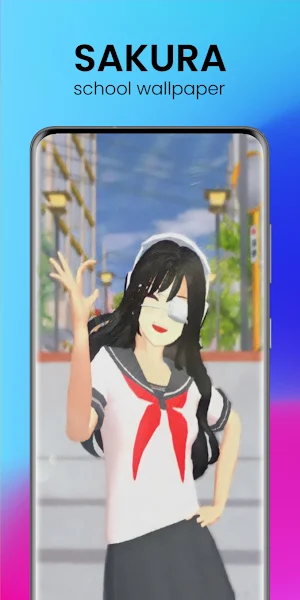 Sakura School Wallpaper Screenshot 0