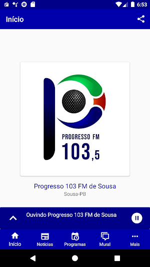 Progresso 103 FM de Sousa Screenshot 0