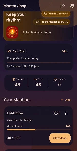 Mantra jaap 108 Screenshot 1