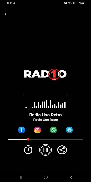 Radio Uno Retro Screenshot 1