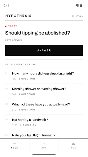 Hypothesis Screenshot 0