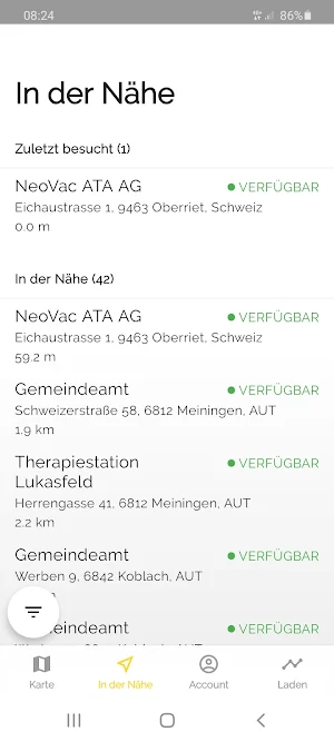 NeoVac myCharge Screenshot 1