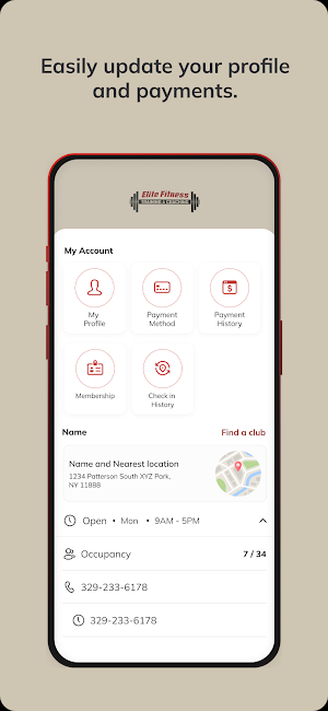 Elite Fitness APP Screenshot 2