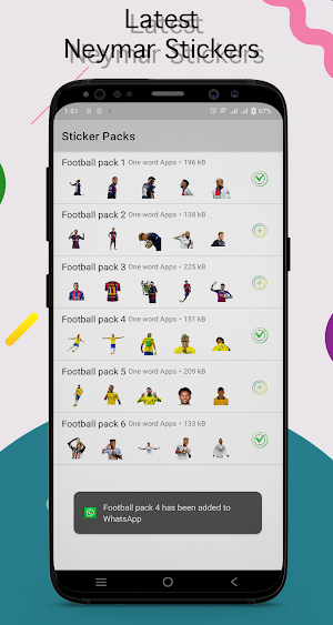 Neymar Stickers for WhatsApp Screenshot 0