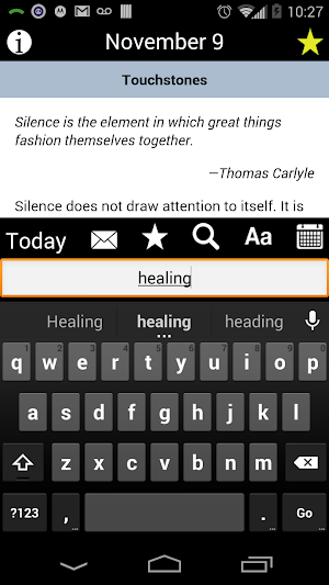 Touchstones Screenshot 2