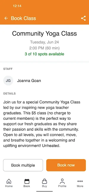 Evolve Yoga Knoxville Screenshot 2