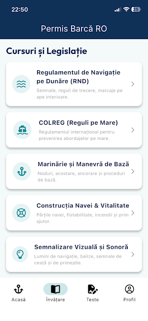 Permis barcă Screenshot 2