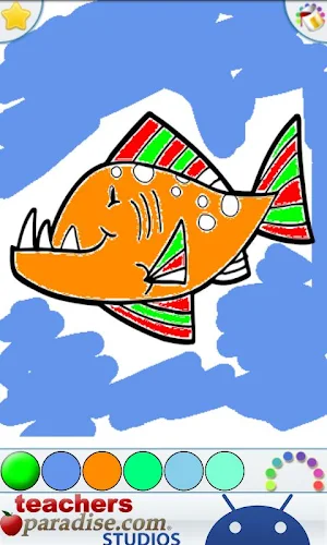 Ocean Animals Coloring Book Screenshot 2