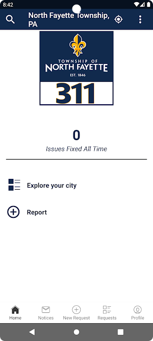 North Fayette Township PA 311 Screenshot 0