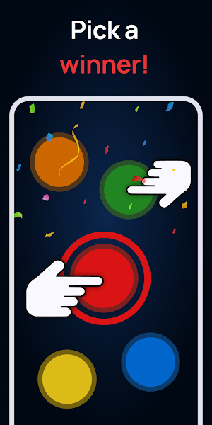 Finger Picker - Touch Roulette Screenshot 2