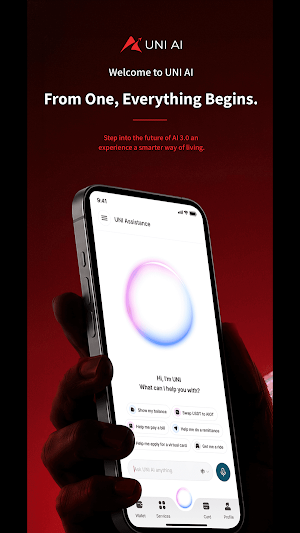 UNI AI Payment App Screenshot 0