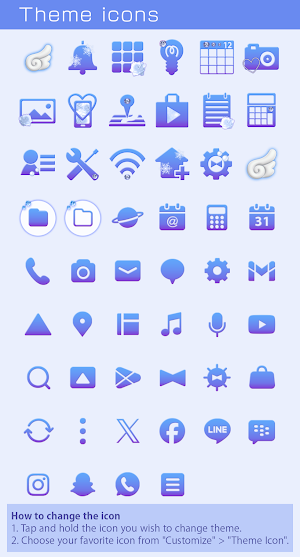 Angelic Dream Theme +HOME Screenshot 3