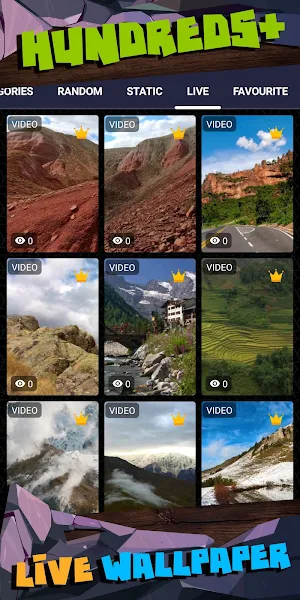 mountain background Screenshot 2