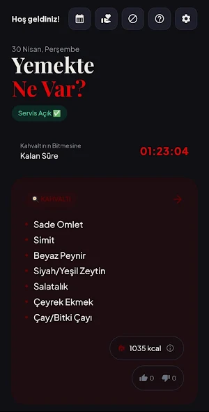 Yemekte Ne Var? Screenshot 0