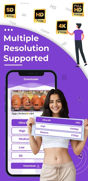 HD Downloader for Social Media Screenshot 2