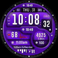 ML2U 406 Digital Watch Face