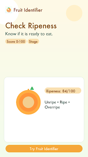 Fruit Identifier - Infolens Screenshot 1