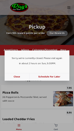 Ray's Pizza & Gelato Screenshot 1