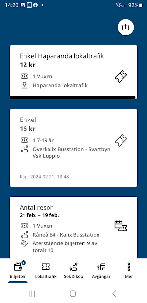 Länstrafiken Norrbotten Screenshot 2