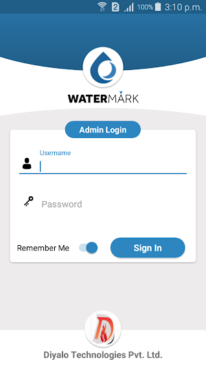 WaterMark Admin Screenshot 0
