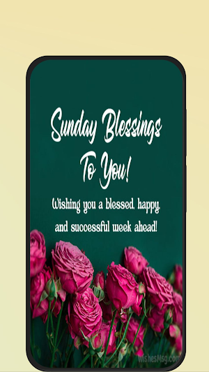 happy sunday blessings Screenshot 0