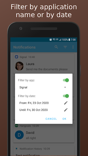 Notification History – Save past notifications Screenshot 2