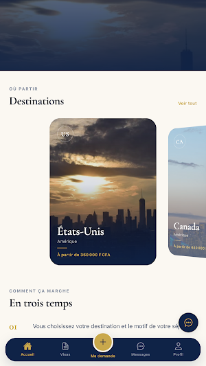 APEX Premium — Visas & Voyages Screenshot 1