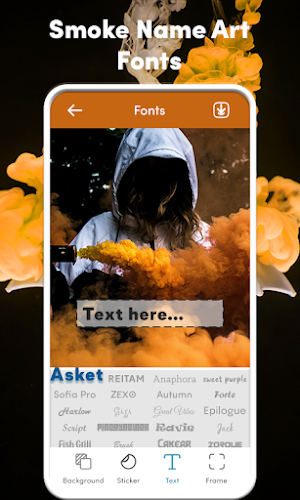 Smoke name art & Smoke Effects Screenshot 1