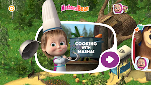 Masha and the Bear Cooking 3D Screenshot 0