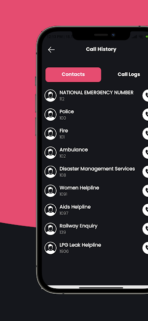 Call history of any number Screenshot 2