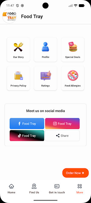 Food Tray Screenshot 2