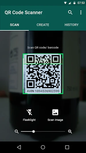 Free QR Code Reader - Barcode Scanner, QR Scanner Screenshot 0