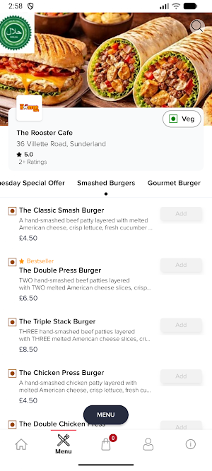 The Rooster Cafe Screenshot 2