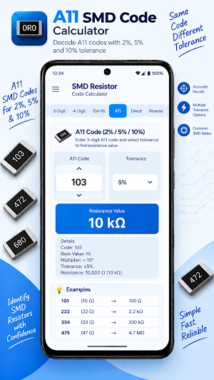 SMD Resistor Code Calculator Screenshot 2