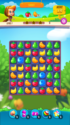 Fruit Garden  - Match 3 Screenshot 0