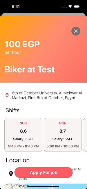 SwiftJobs Screenshot 2
