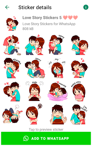 Love Story Stickers Screenshot 2