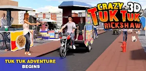 Tuk Tuk Auto Rickshaw Game 3d Screenshot 0