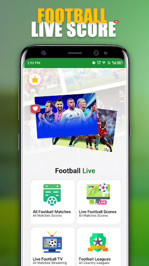 SportzFy TV : Live Football TV Screenshot 1