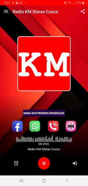 Radio KM Stereo Cusco Screenshot 1