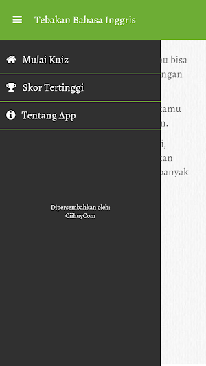 Tebakan Bahasa Inggris Screenshot 0