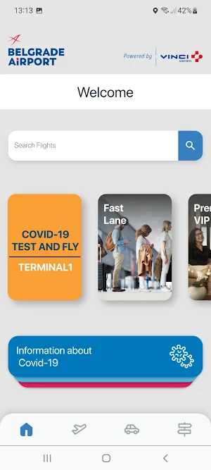 Belgrade Airport Official App Screenshot 0