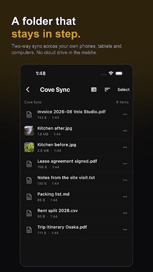 Cove: Share Work Folders Screenshot 1
