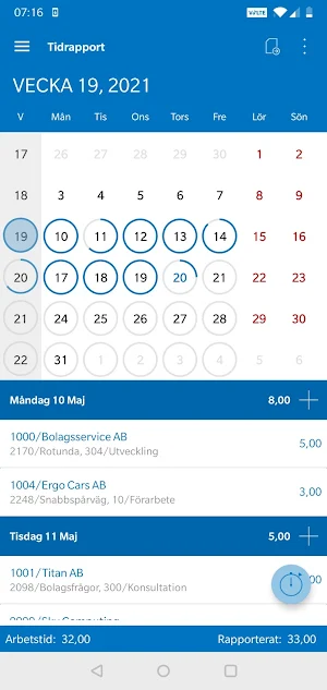 cTimeSheet Screenshot 0
