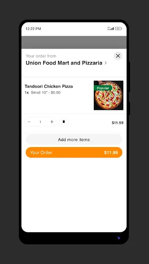 Union Food Mart & Pizzaria Screenshot 3