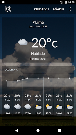 Peru weather Screenshot 0